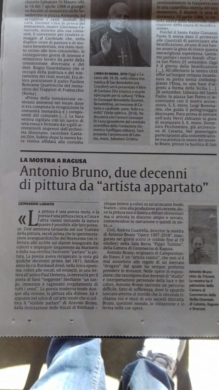 Antonio Bruno, due decenni di pittura da “artista appartato”