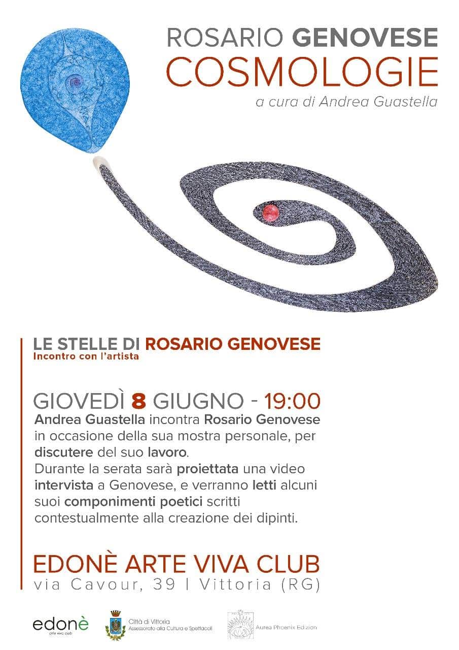 Catalogo di Rosario Genovese Cosmologie – 8 giugno 2017