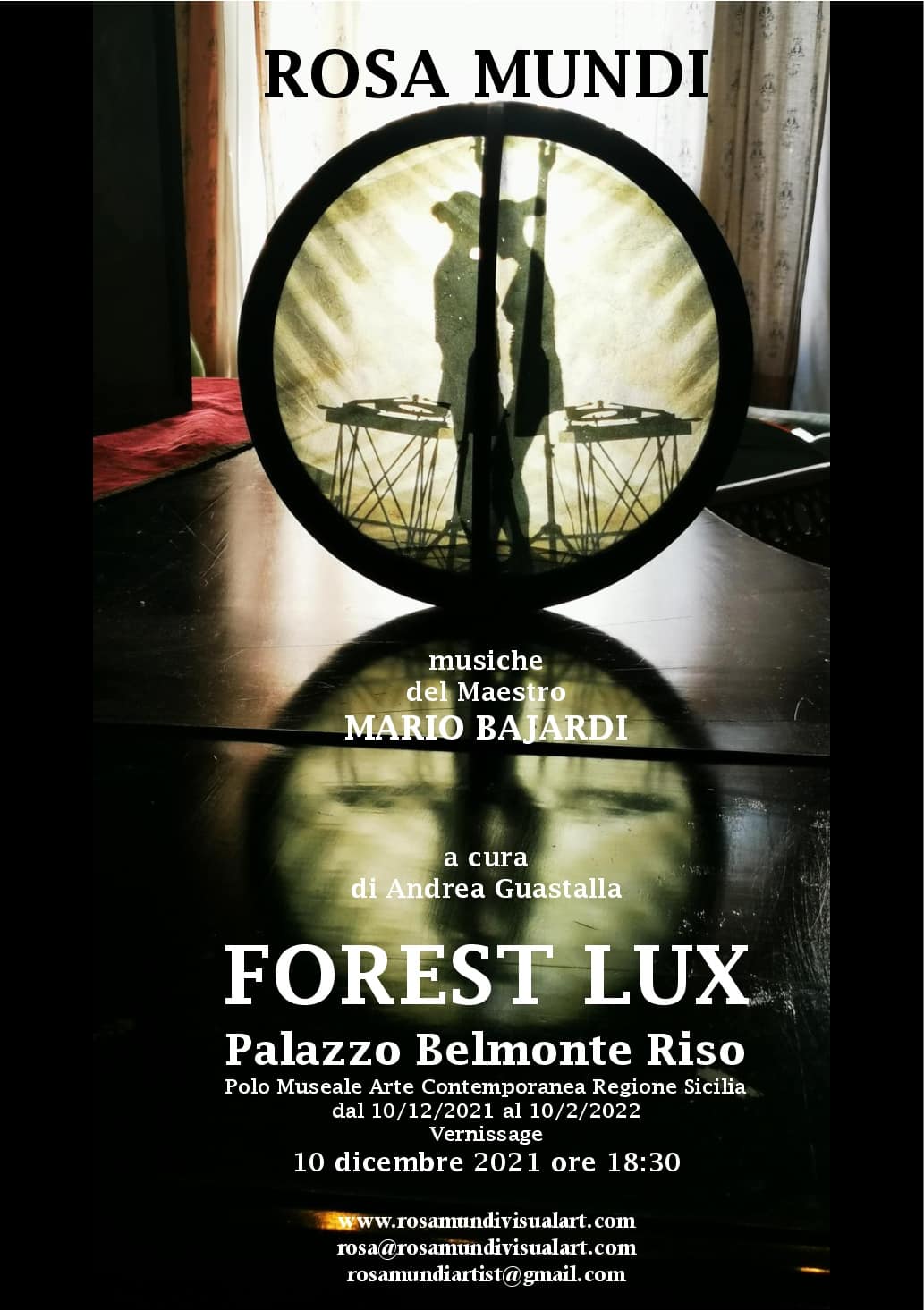 Mostra di Rosa Mundi e Mario Bajardi “Forest Lux” – dal 10/10/2021 al 10/02/2022